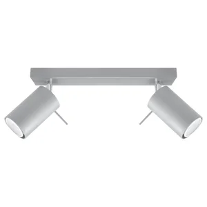 Stropna svetilka RING 2 siva (30x6x16cm)