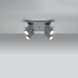 Stropna svetilka RING 4 siva (25x25x16cm)