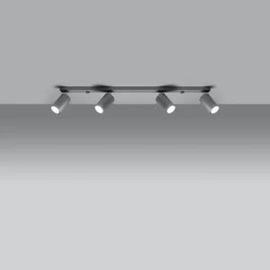 Stropna svetilka RING 4L siva (80x6x16cm)