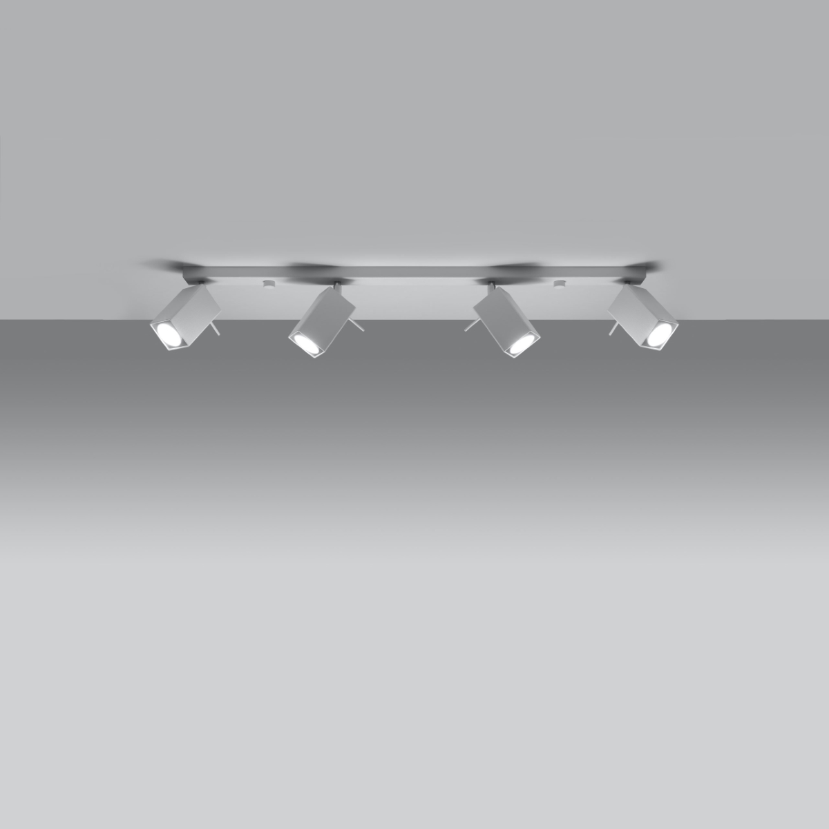 Stropna svetilka MERIDA 4L bela (80x6x16cm)