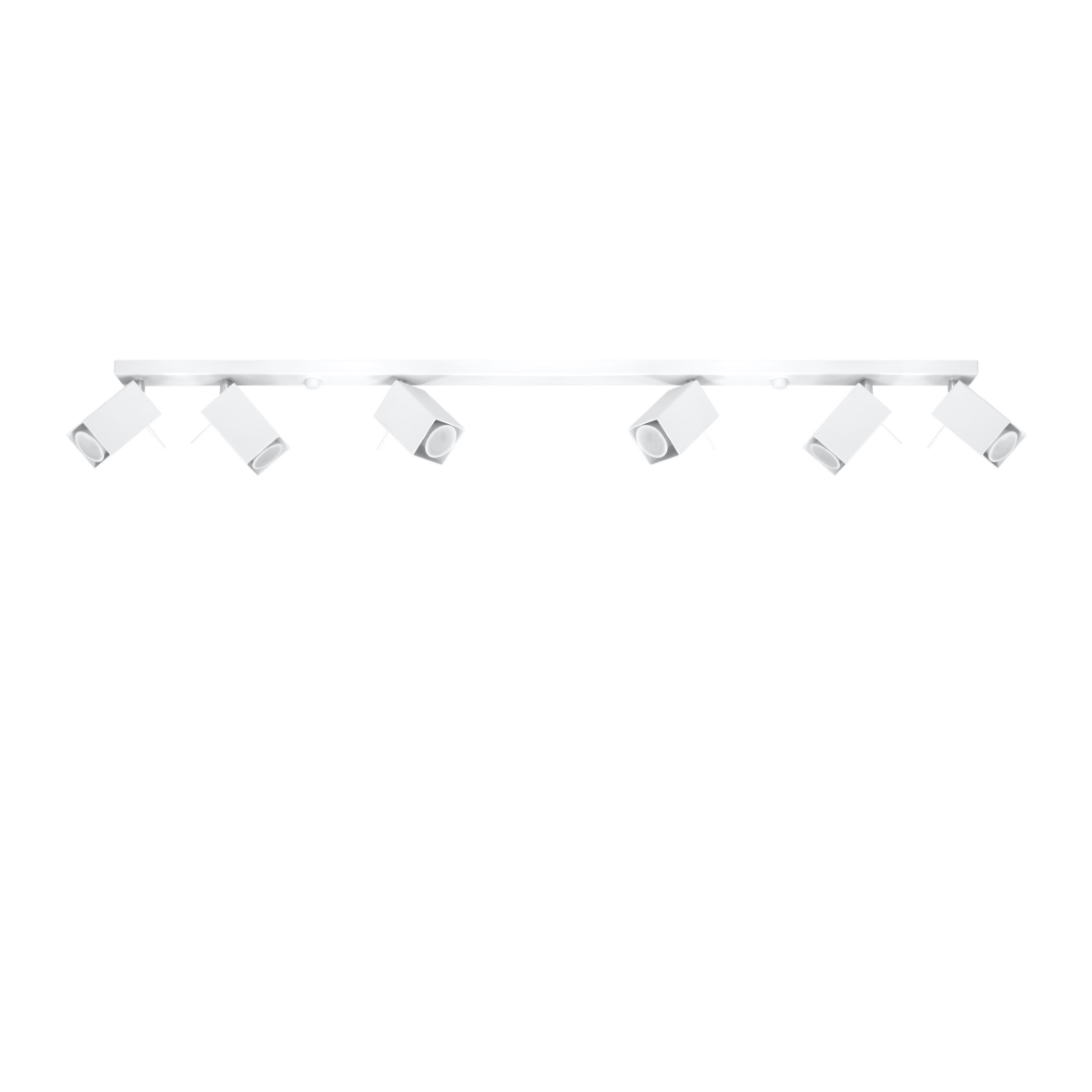 Stropna svetilka MERIDA 6L bela (118x6x16cm)