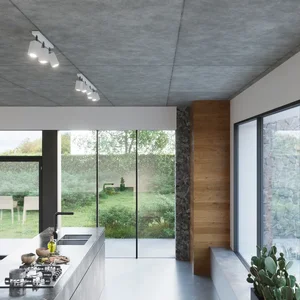 Stropna svetilka MERIDA 6L bela (118x6x16cm)