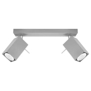 Stropna svetilka MERIDA 2 siva (30x6x16cm)