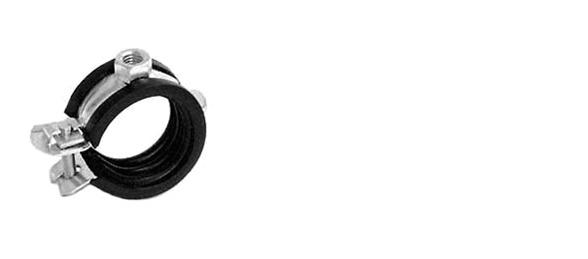 Cevno držalo gumi enojno vpenjanje BV