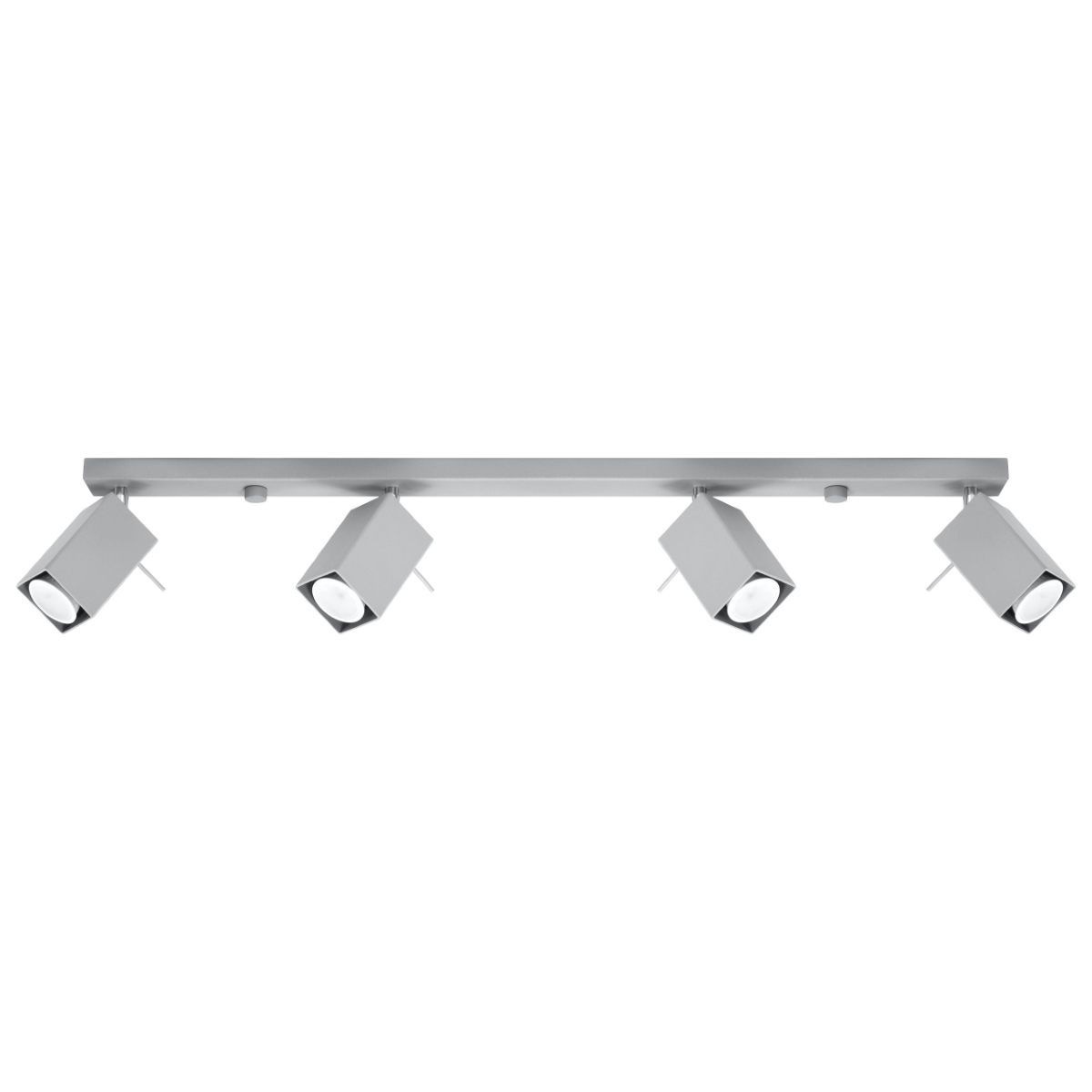 Stropna svetilka MERIDA 4L siva (80x6x16cm)