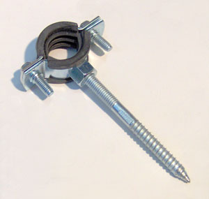 Cevno držalo gumi enojno KPL