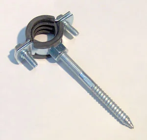 Cevno držalo gumi enojno KPL