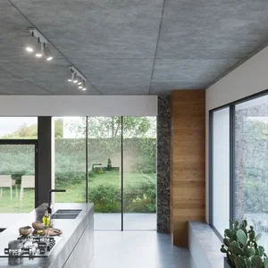 Stropna svetilka MERIDA 6L siva (118x6x16cm)