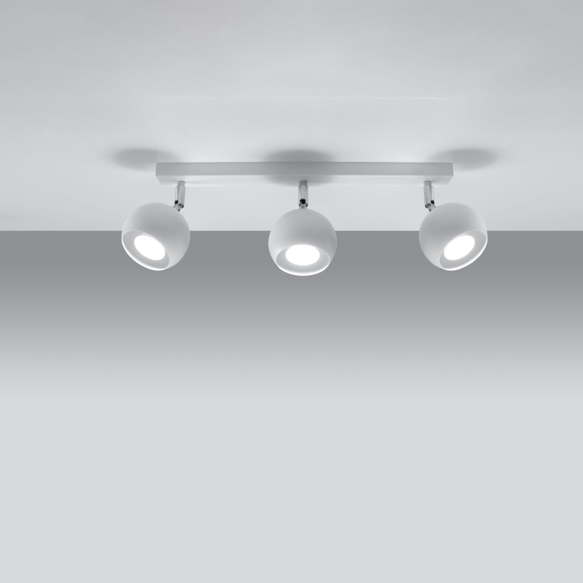 Stropna svetilka OCULARE 3 bela (45x10x16cm)