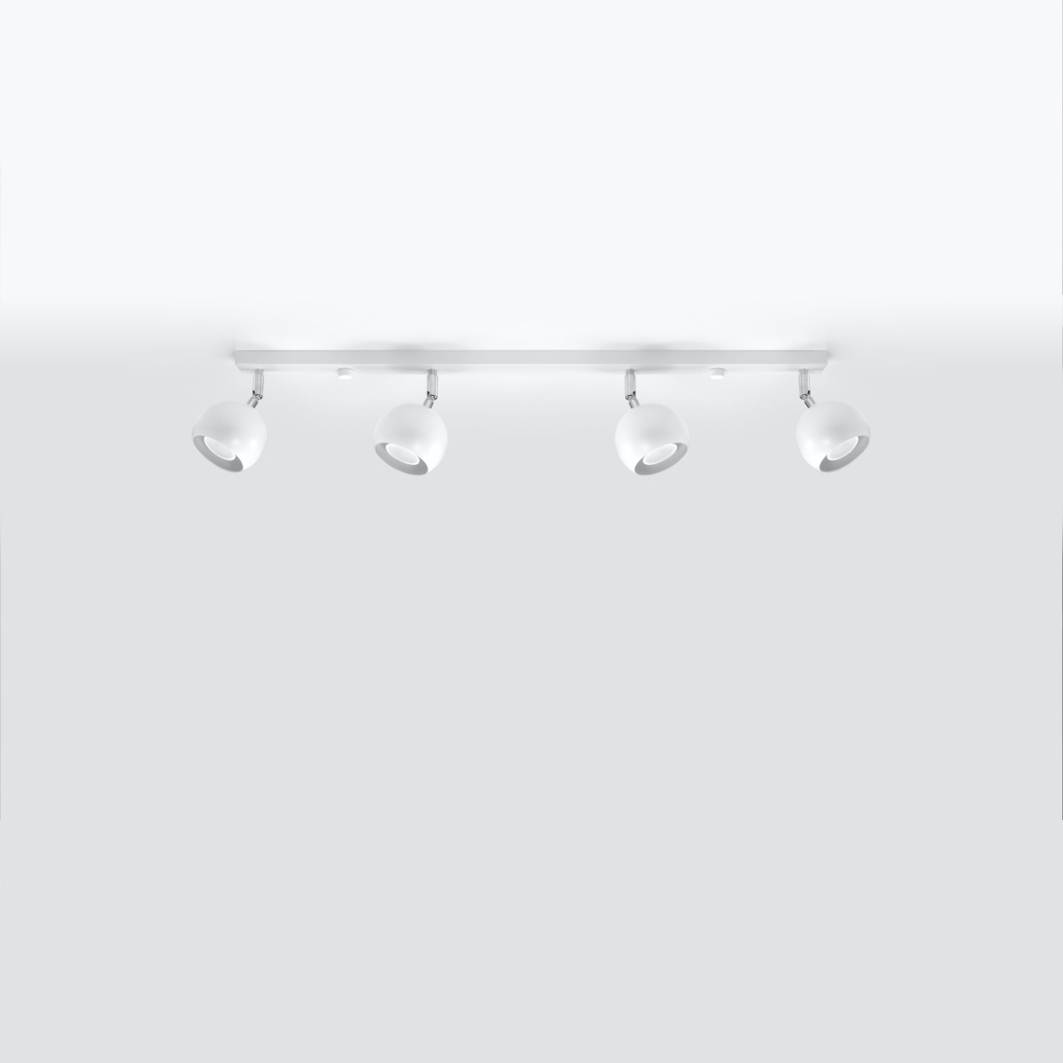 Stropna svetilka OCULARE 4L bela (80x10x16cm)