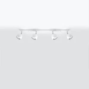 Stropna svetilka OCULARE 4L bela (80x10x16cm)