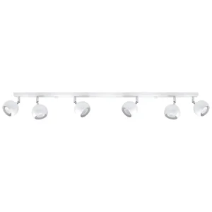 Stropna svetilka OCULARE 6L bela (118x10x16cm)