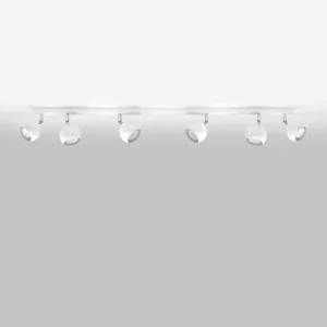 Stropna svetilka OCULARE 6L bela (118x10x16cm)