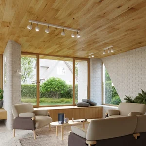 Stropna svetilka OCULARE 6L bela (118x10x16cm)