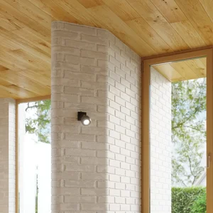 Stenska svetilka OCULARE črna (10x16x10cm)