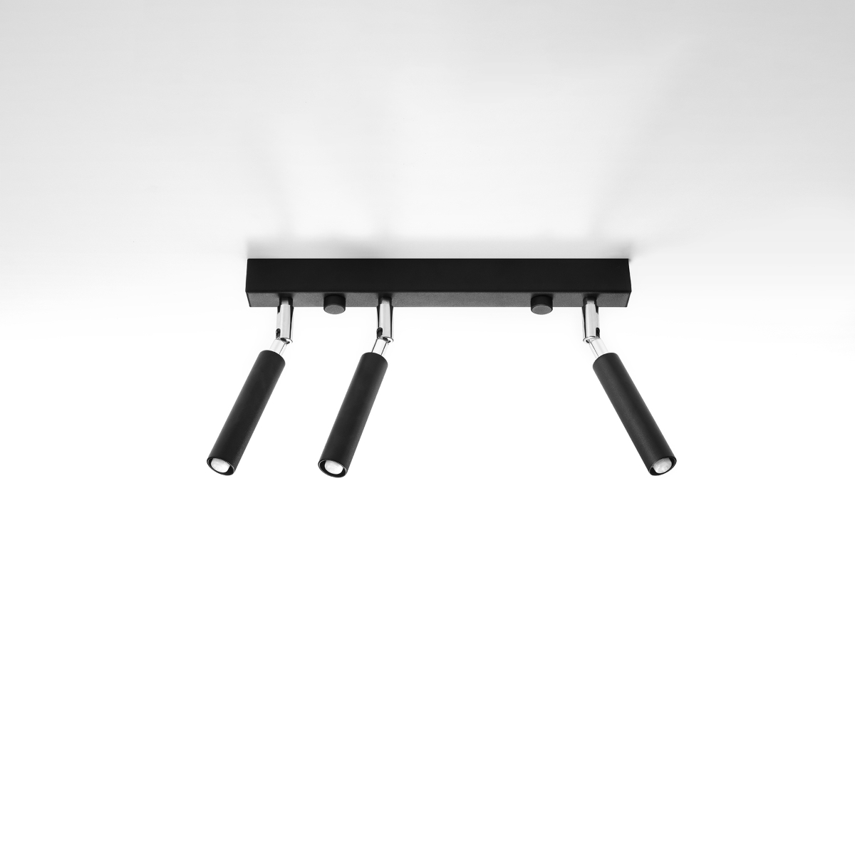 Stropna svetilka EYETECH 3 črna (35x3x20cm)