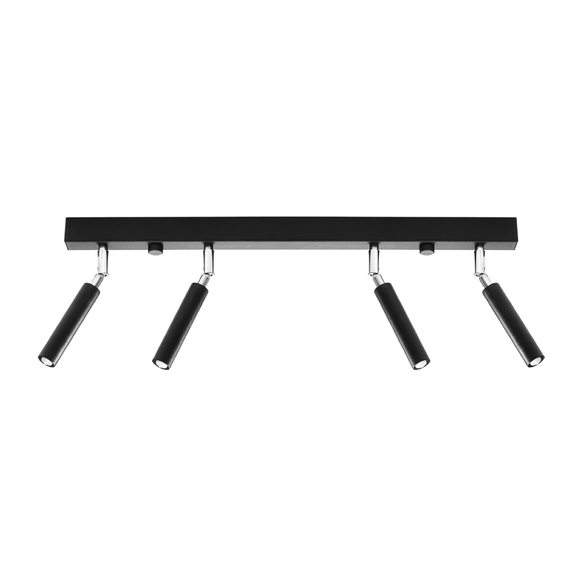 Stropna svetilka EYETECH 4 črna (60x3x20cm)