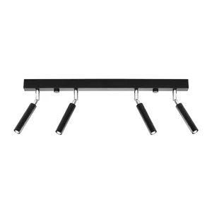 Stropna svetilka EYETECH 4 črna (60x3x20cm)