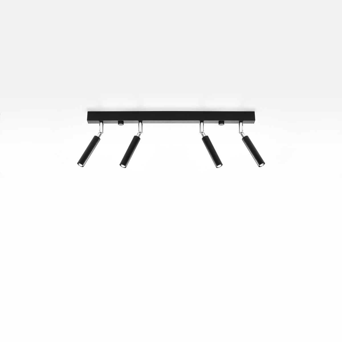 Stropna svetilka EYETECH 4 črna (60x3x20cm)