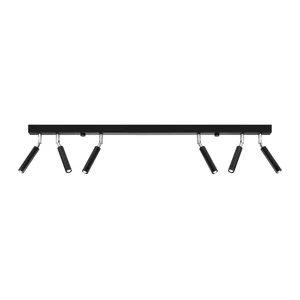 Stropna svetilka EYETECH 6 črna (100x3x20cm)
