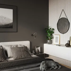 Stenska svetilka AXIL črna (8x52x52cm)