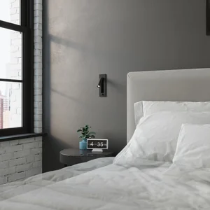 Stenska svetilka ENIF črna (6.5x15x20cm)