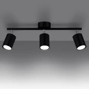 Stropna svetilka LEMMI 3 črna (46x8x20cm)