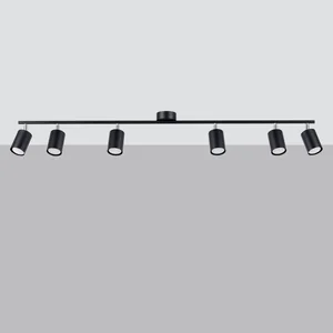 Stropna svetilka LEMMI 6L črna (135x24x20cm)