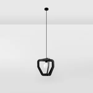 Obesna svetilka TRES črna (33x33x130cm)