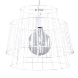 Obesna svetilka GATE bela (35x35x130cm)