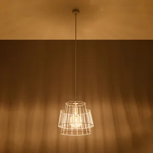 Obesna svetilka GATE bela (35x35x130cm)