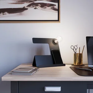 Namizna svetilka INCLINE črna (25x13x24cm)