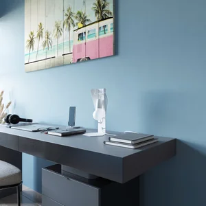 Namizna svetilka ARBY bela (15x15x31cm)