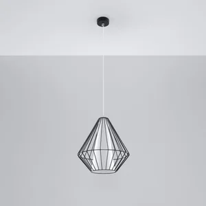 Obesna svetilka DEMI črna (28x28x130cm)