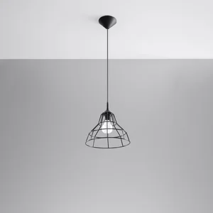 Obesna svetilka ANATA črna (25x25x95cm)