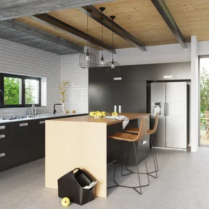 Obesna svetilka ANATA črna (25x25x95cm)