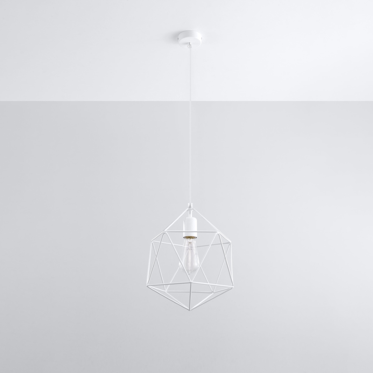 Obesna svetilka GASPARE bela (30x30x132cm)