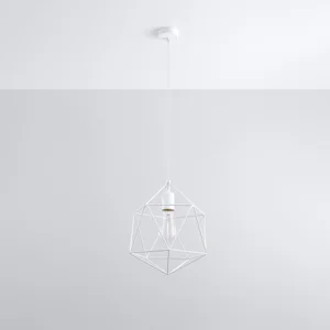 Obesna svetilka GASPARE bela (30x30x132cm)