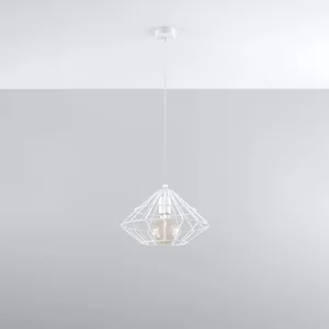 Obesna svetilka UMBERTO bela (32x32x120cm)