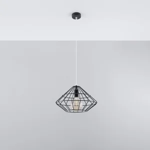 Obesna svetilka UMBERTO črna (32x32x120cm)