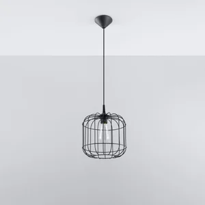 Obesna svetilka CELTA črna (23x23x95cm)