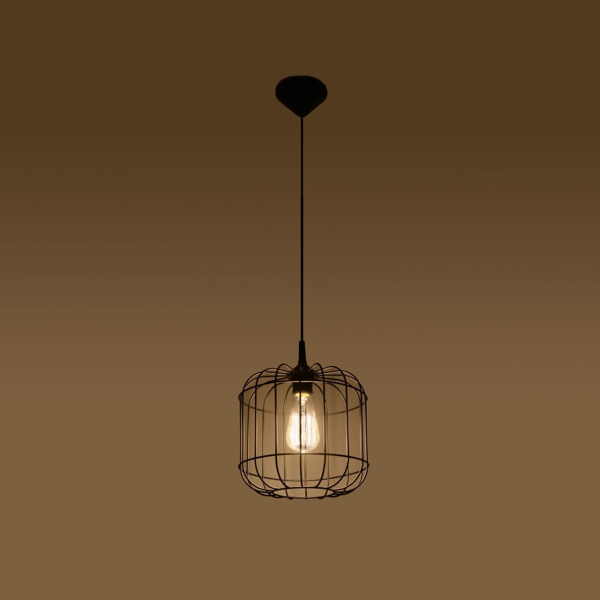 Obesna svetilka CELTA črna (23x23x95cm)