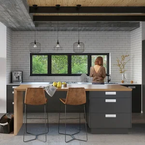 Obesna svetilka CELTA črna (23x23x95cm)