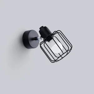 Stenska svetilka BELUCI 1 črna (14x15x18cm)