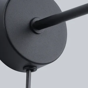 Stenska svetilka SUBA črna (15x23x23cm)