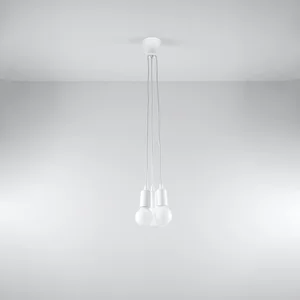 Obesna svetilka DIEGO 3 bela (15x15x90cm)