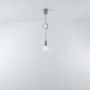 Obesna svetilka DIEGO 1 siva (9x9x90cm)