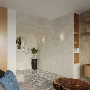 Stenska keramična svetilka GLOBE (18x11x14.5cm)