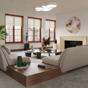 Stropna svetilka ARENA bela (25x25x11cm)