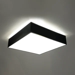 Stropna svetilka HORUS 45 črna (45x45x11cm)